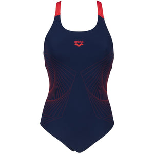 Women Spiral Vision Swim Pro Back One Piece