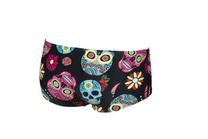 Men Crazy Skulls Carnival Low Waist Short