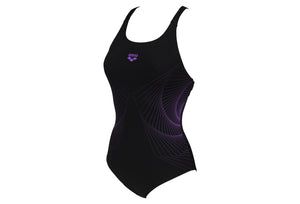 Women Spiral Vision Swim Pro Back One Piece